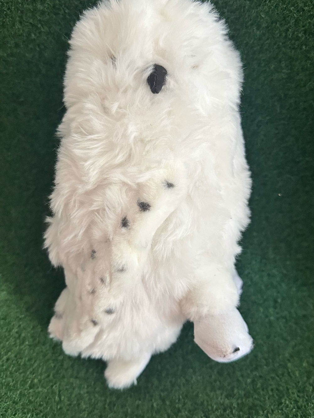 Warner Bros. White Spotted Plush Owl (Harry Potter Tag)